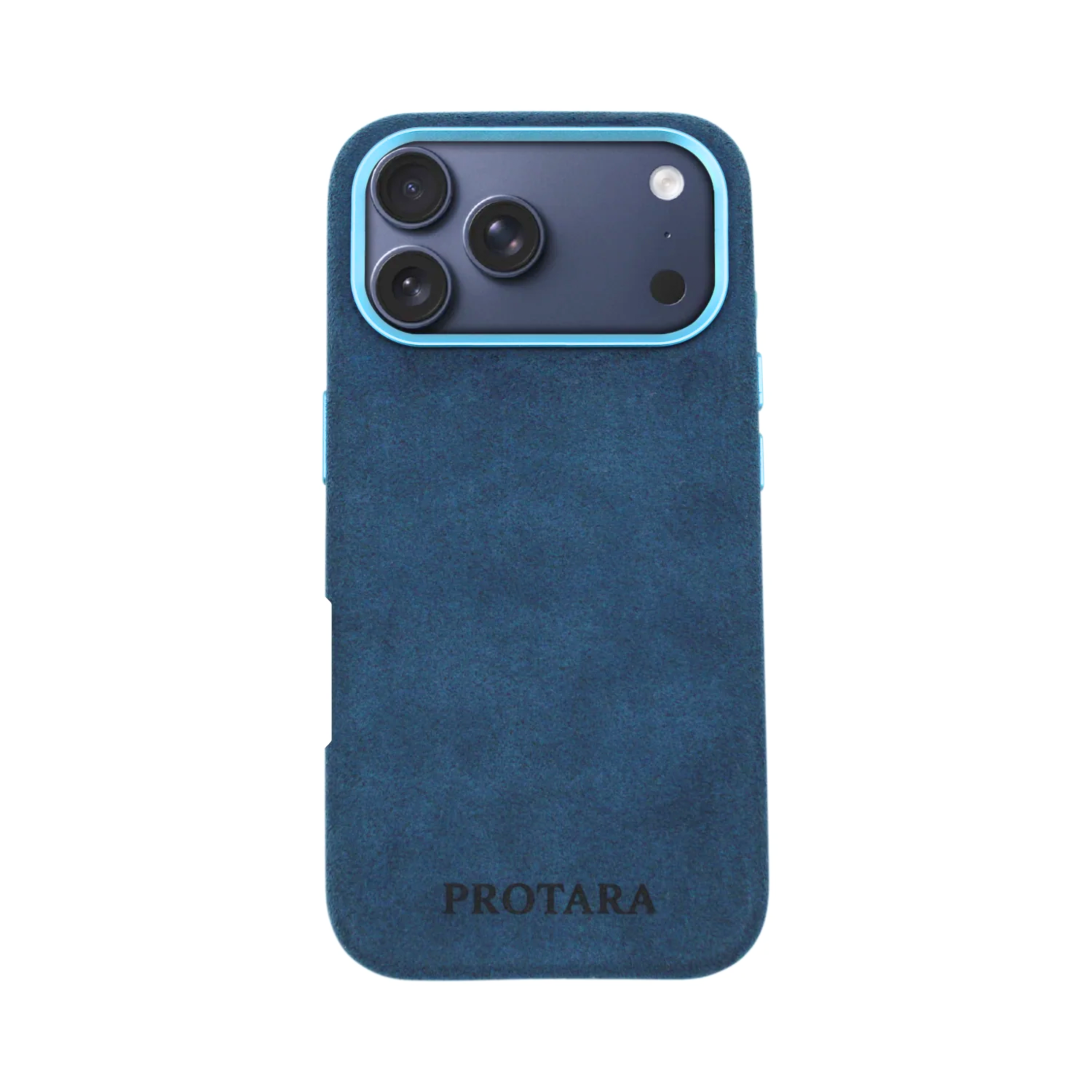 PROTARA Alcantara iPhone 17 Pro cover - Ocean Voyage Blå