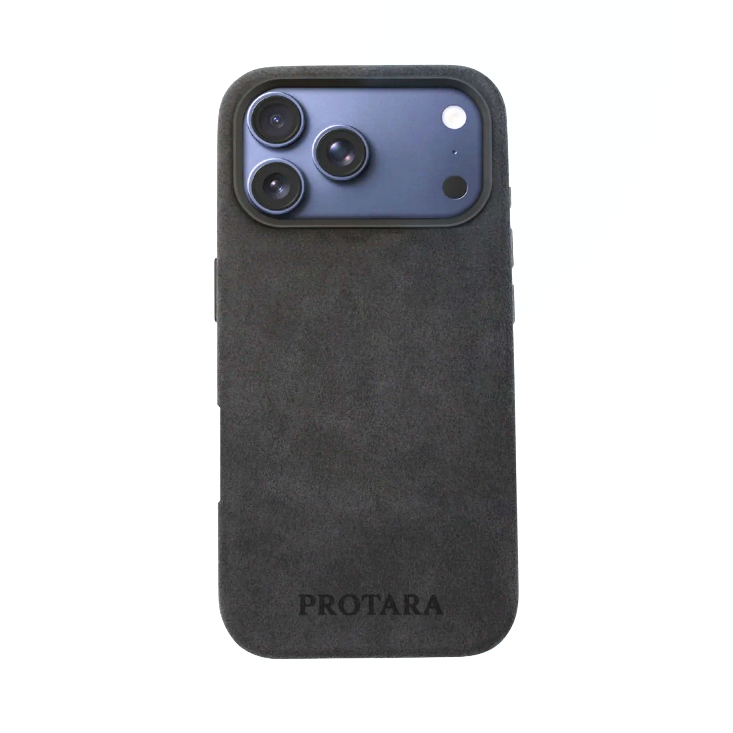 PROTARA Alcantara iPhone 17 Pro Max Cover - Midnatssort
