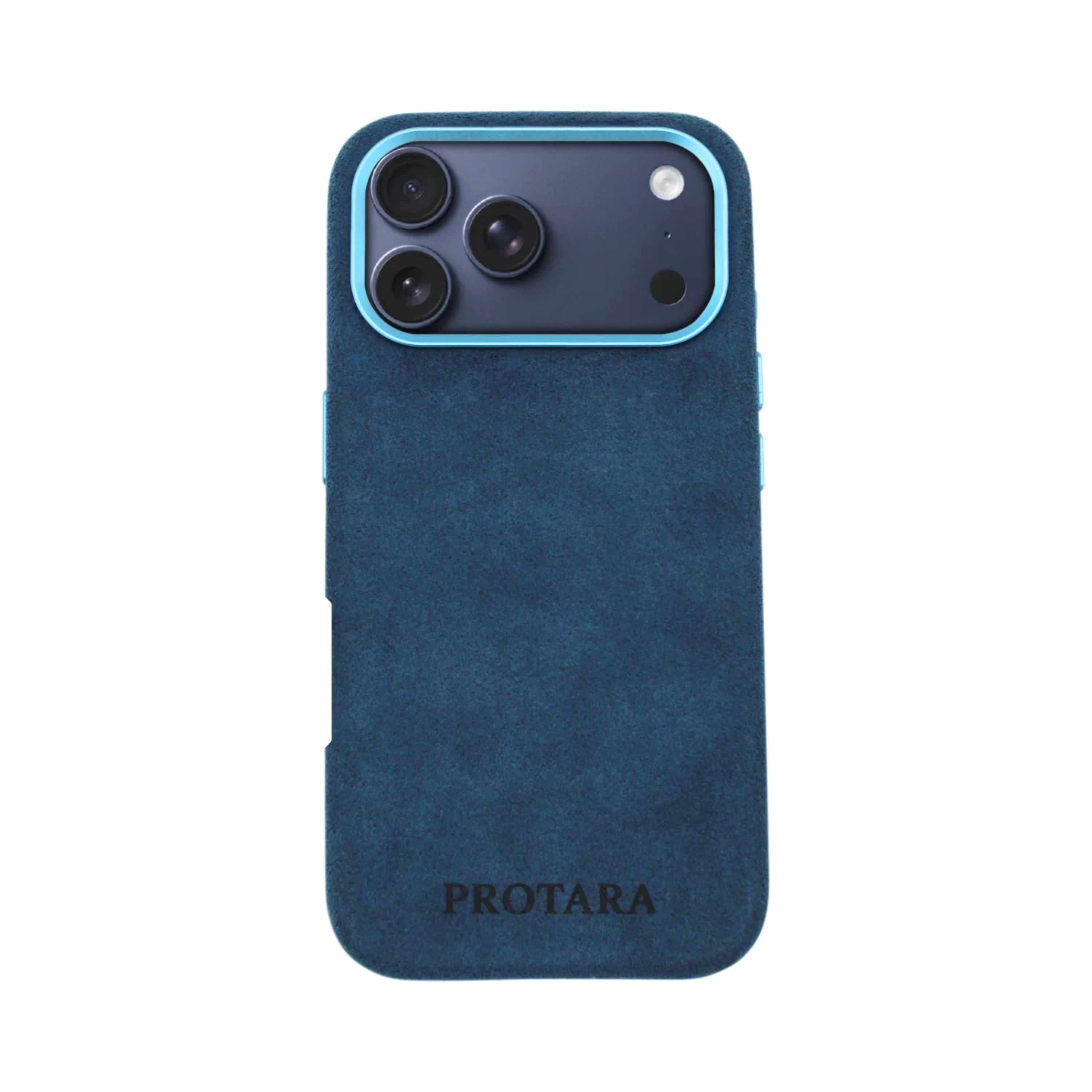 PROTARA Alcantara iPhone 17 Pro Max Cover - Ocean Voyage Blå
