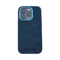 PROTARA Alcantara iPhone 15 Pro Max cover - Ocean Voyage Blå