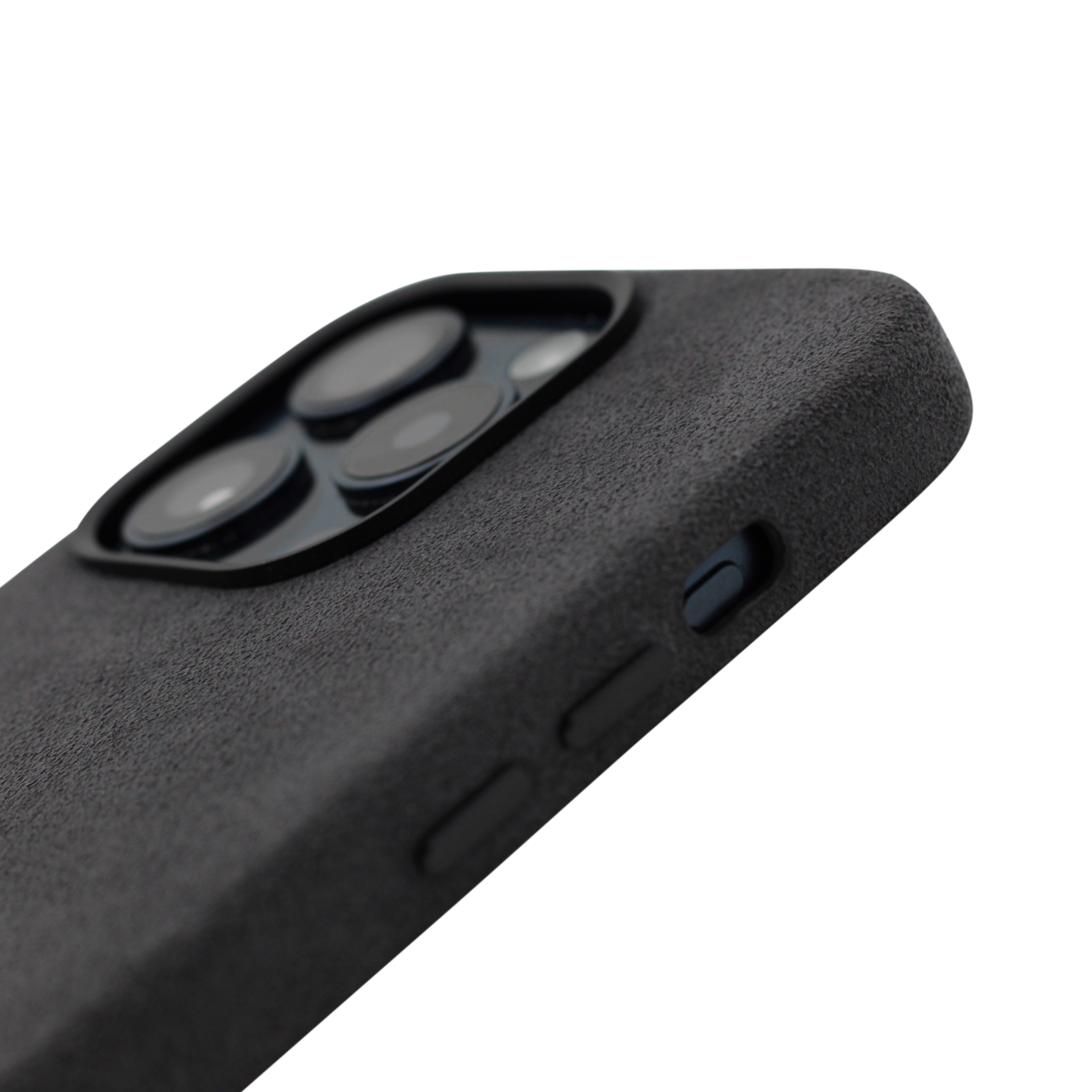 PROTARA Alcantara iPhone 14 Pro deksel - Midnight Jet Black
