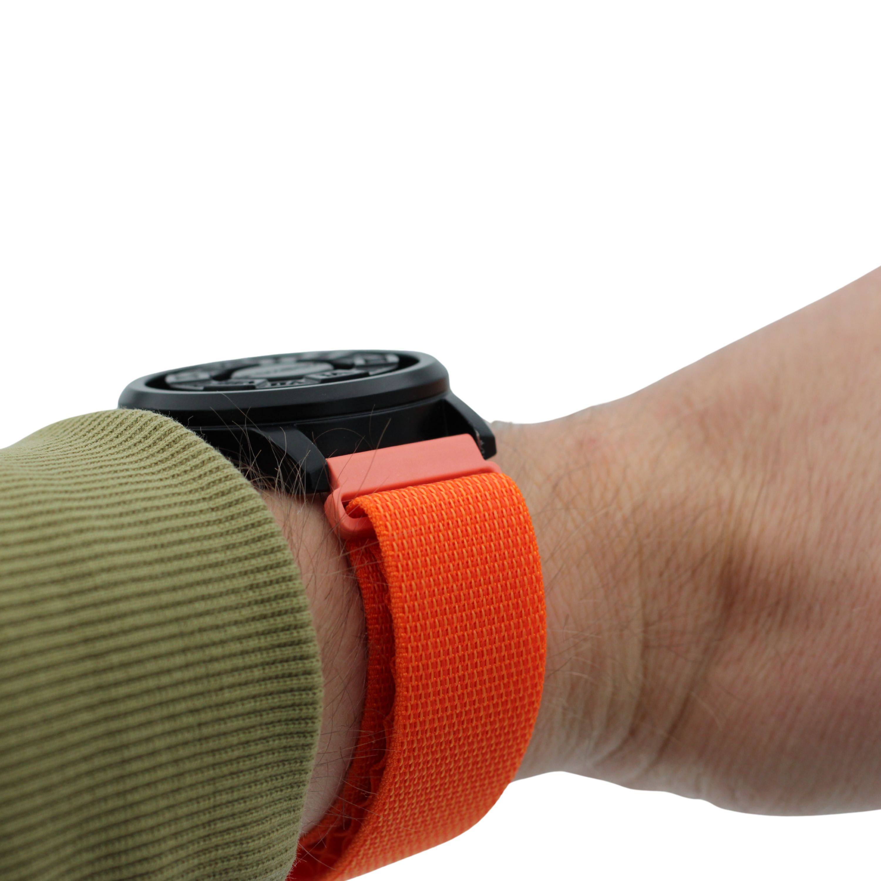 Alpine loop orange til almindeligt ur