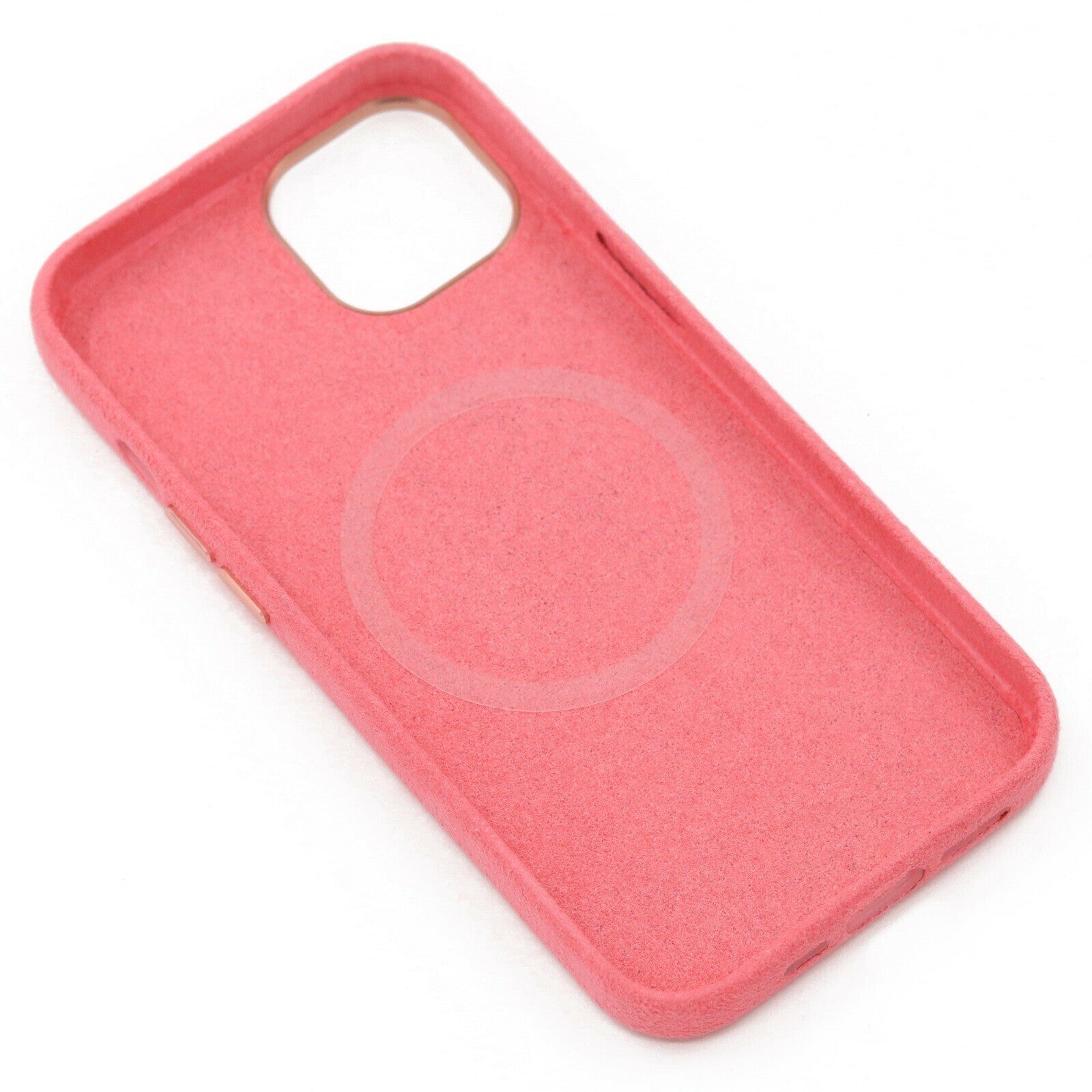 iPhone 13 Alcantara Magsafe deksel Rosa