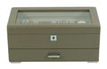 Klokkeboks for 4 ur med oppbevaring Beige