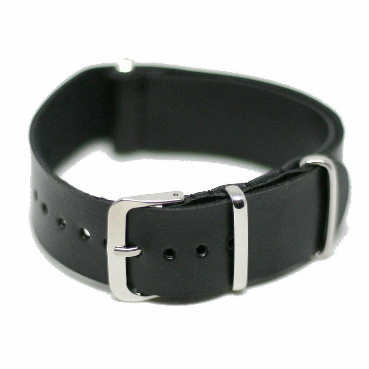 NATO-rem i kunstlæder, sort