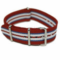 NATO-rem 20MM rød/blå/hvid