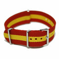 NATO-rem 20 mm rød/gul (Spanien)