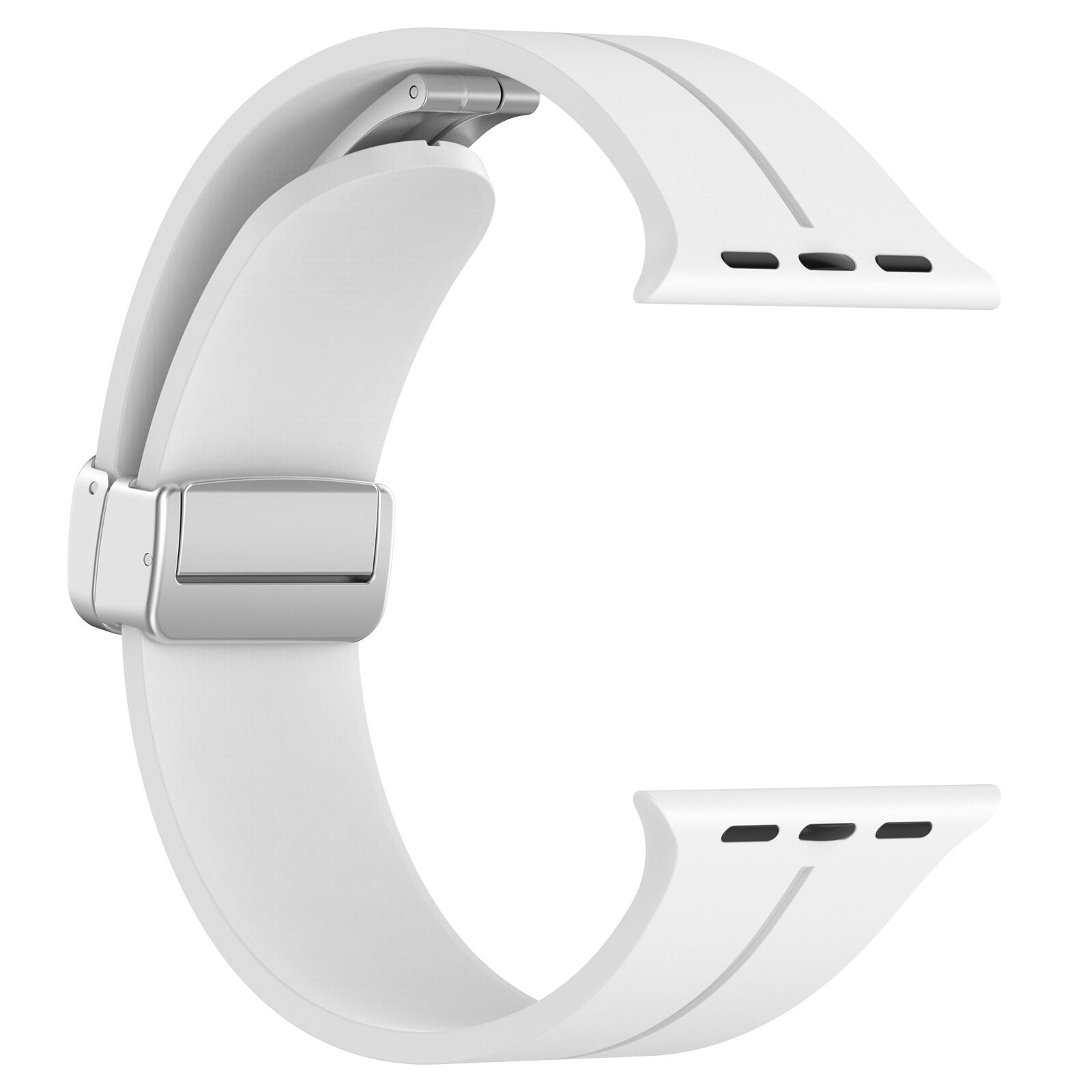 Gummirem til Apple Watch Stål 38/40/41mm Hvid