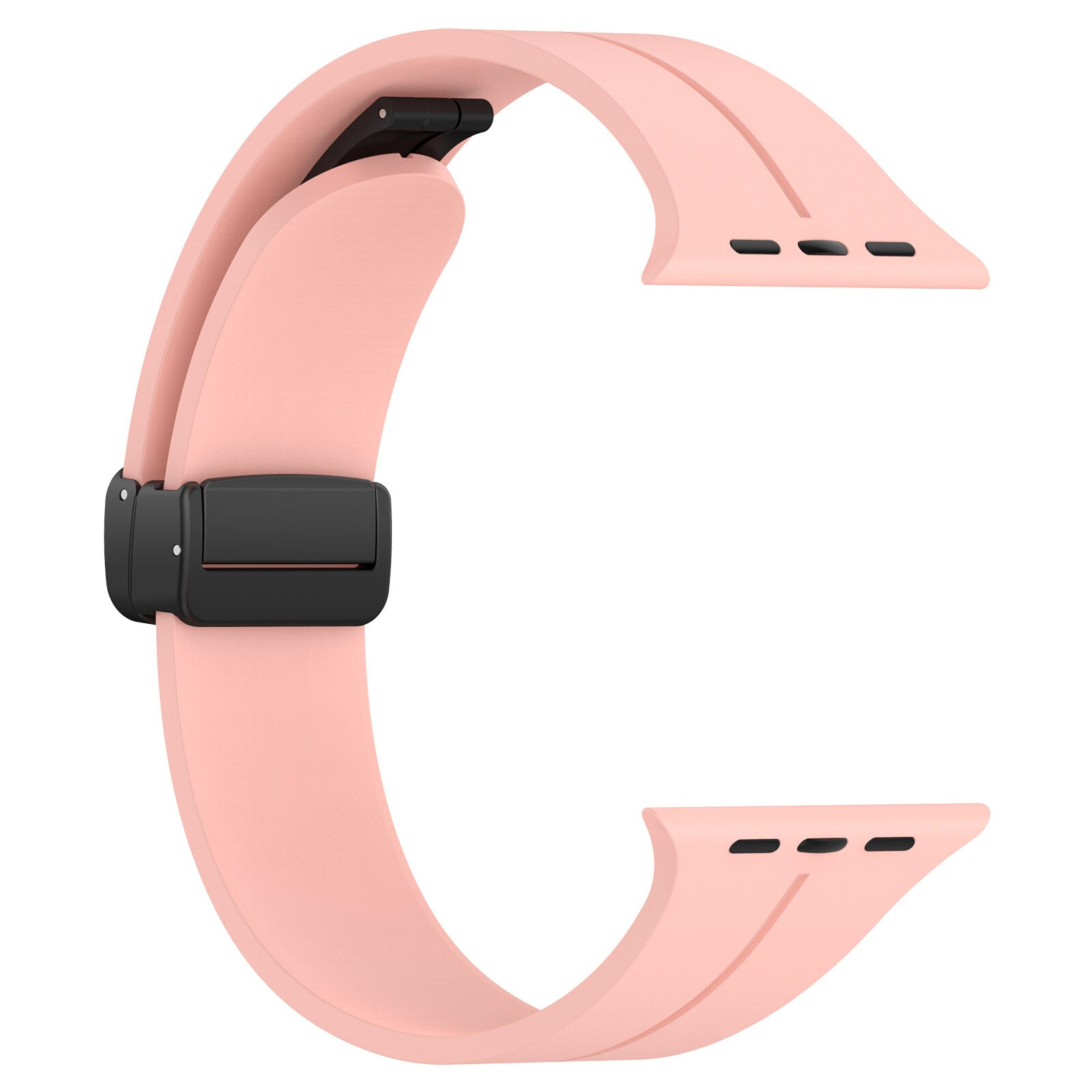 Gummirem til Apple Watch Sort 38/40/41mm Lyserød
