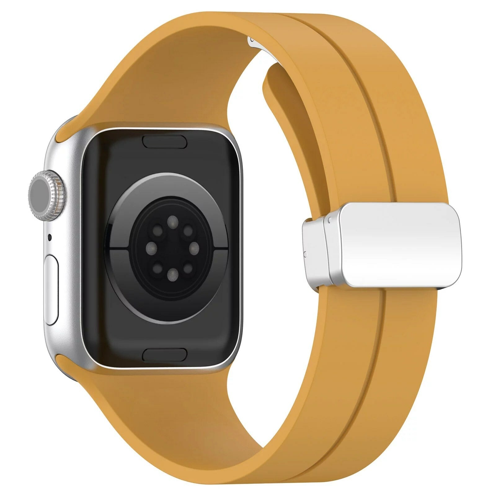 Gummirem til Apple Watch Steel 38/40/41mm Mørkegul