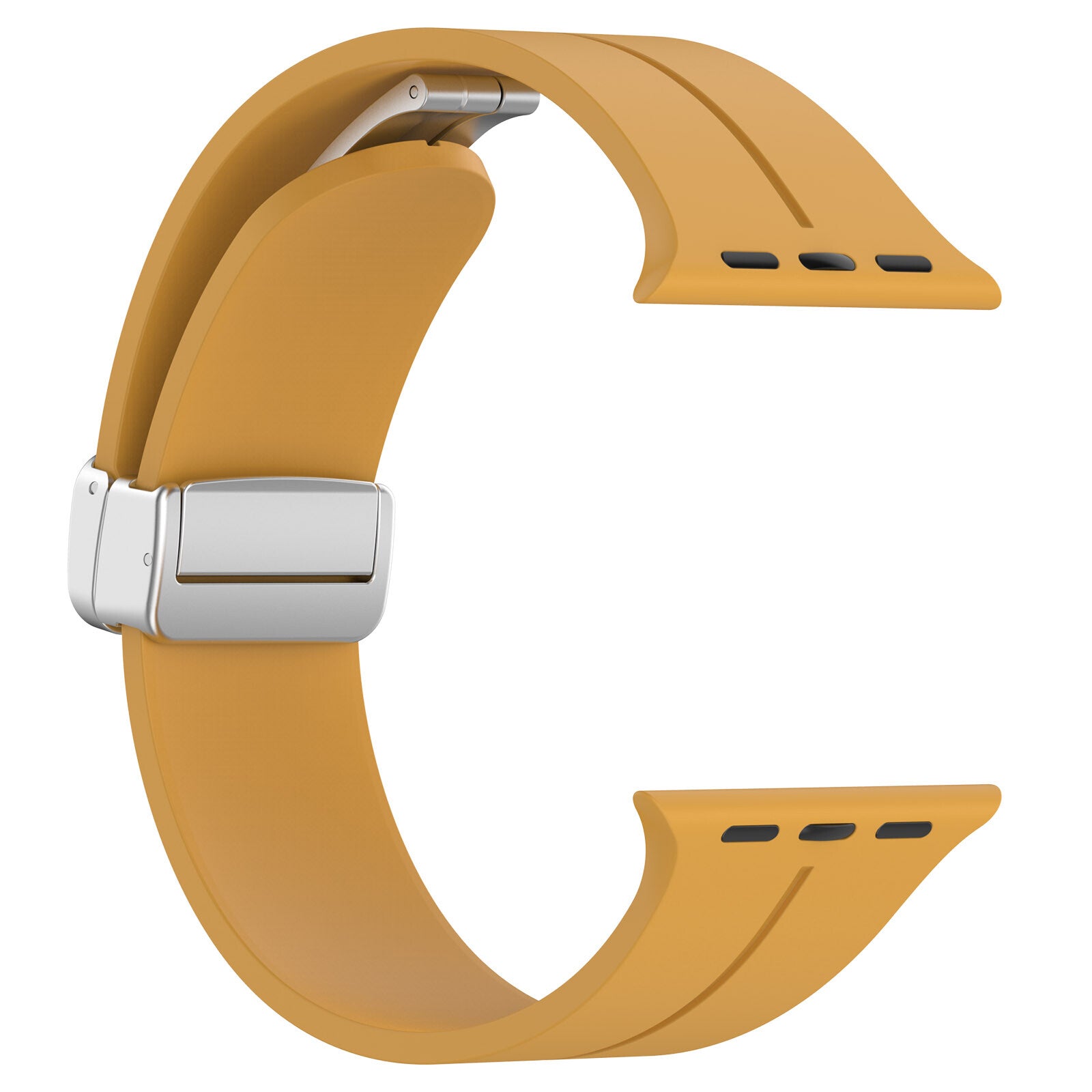 Gummirem til Apple Watch Steel 38/40/41mm Mørkegul