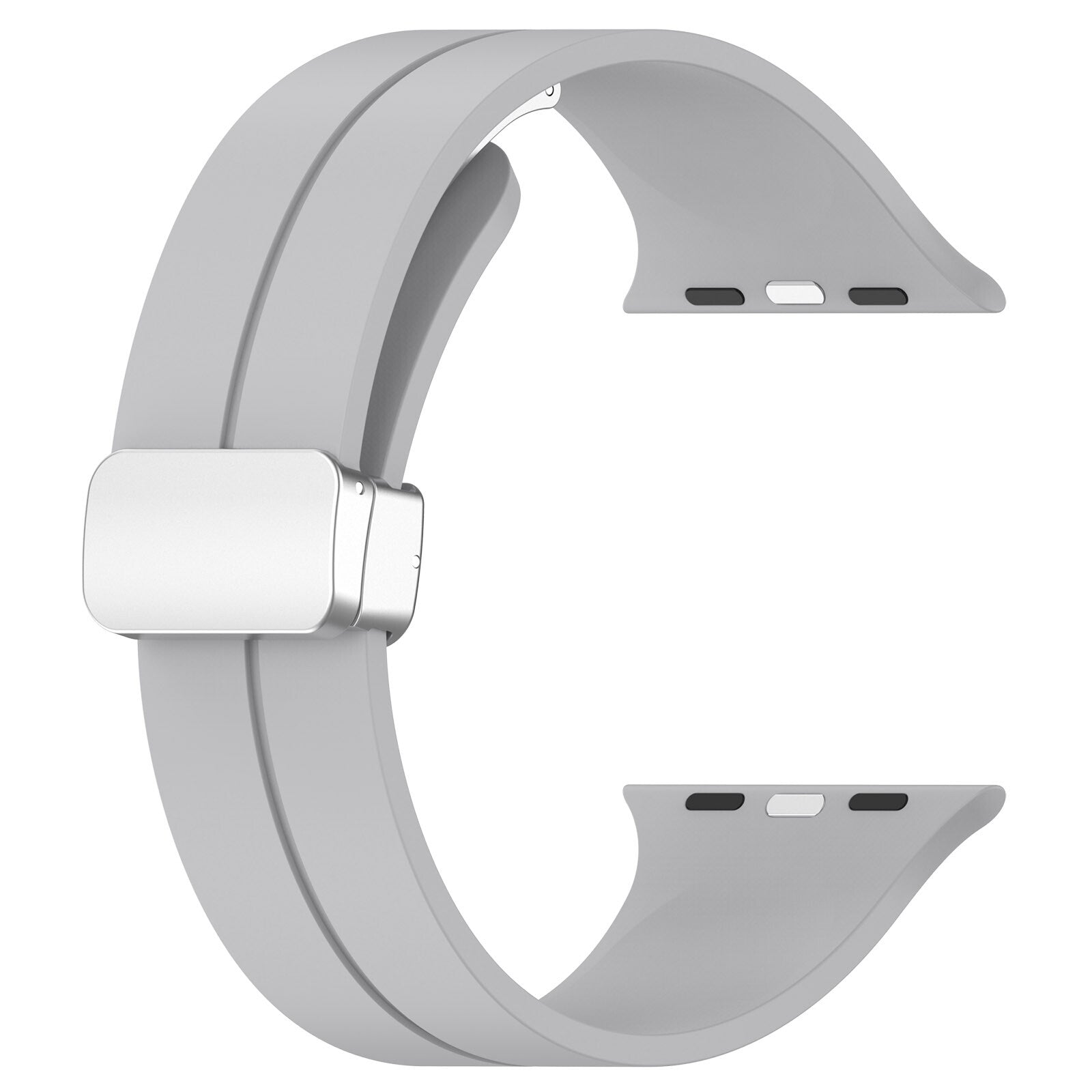 Gummirem til Apple Watch Steel 38/40/41mm Lysegrå