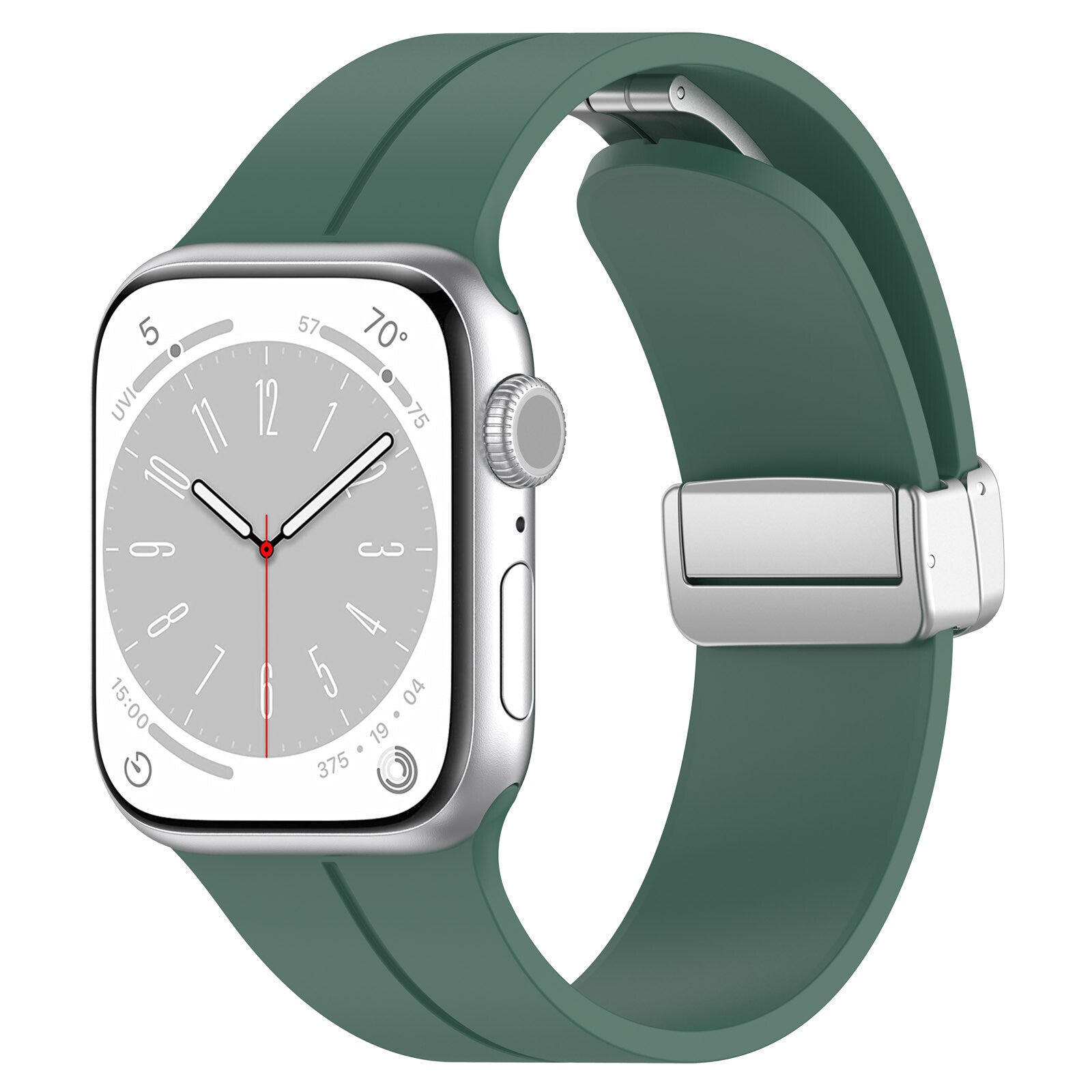 Gummirem til Apple Watch Steel 38/40/41mm Grøn