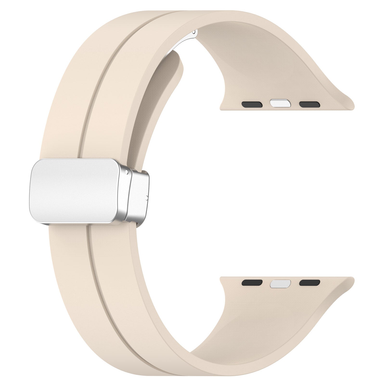 Gummirem til Apple Watch Steel 42/44/49mm Beige