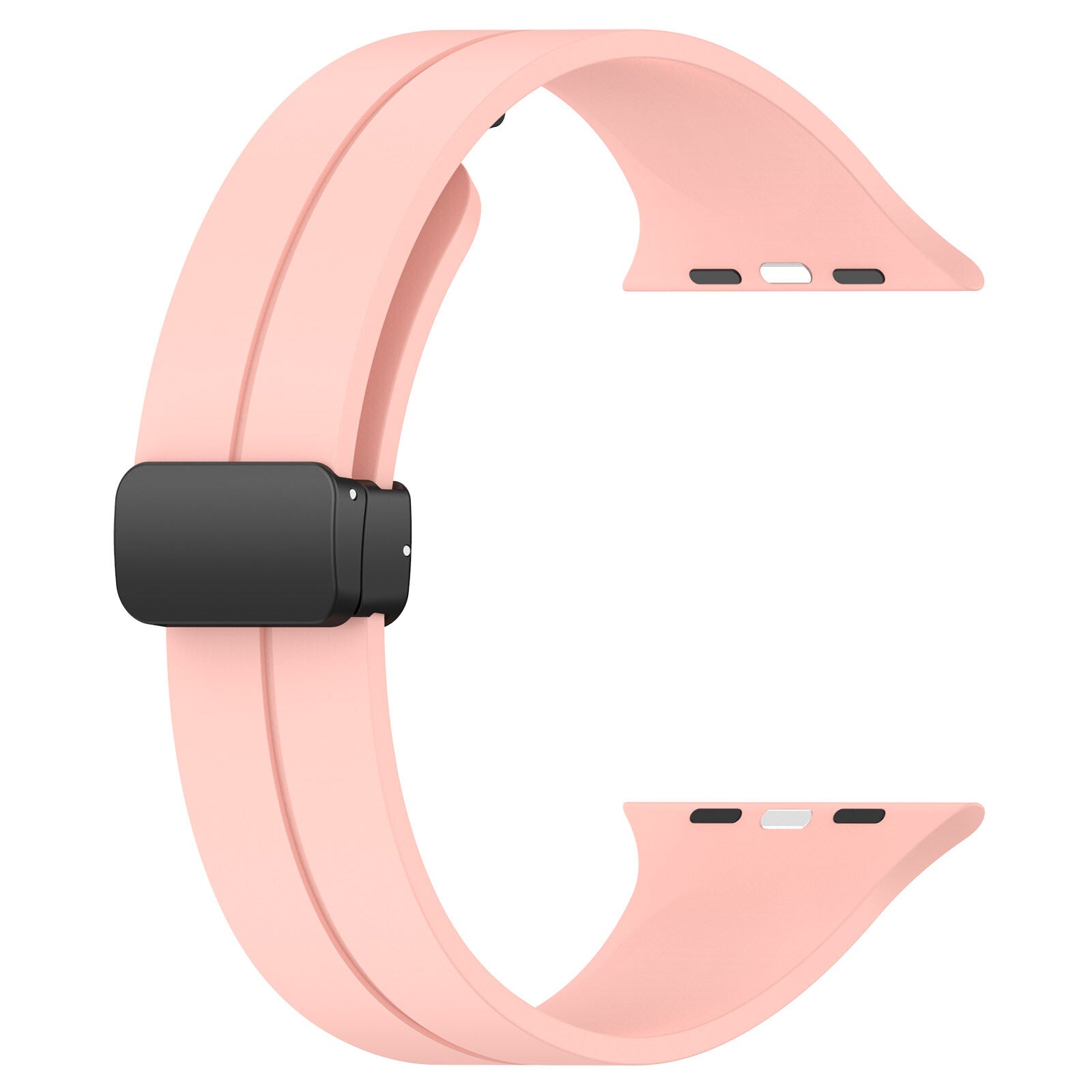 Gummirem til Apple Watch Sort 42/44/49mm Lyserød