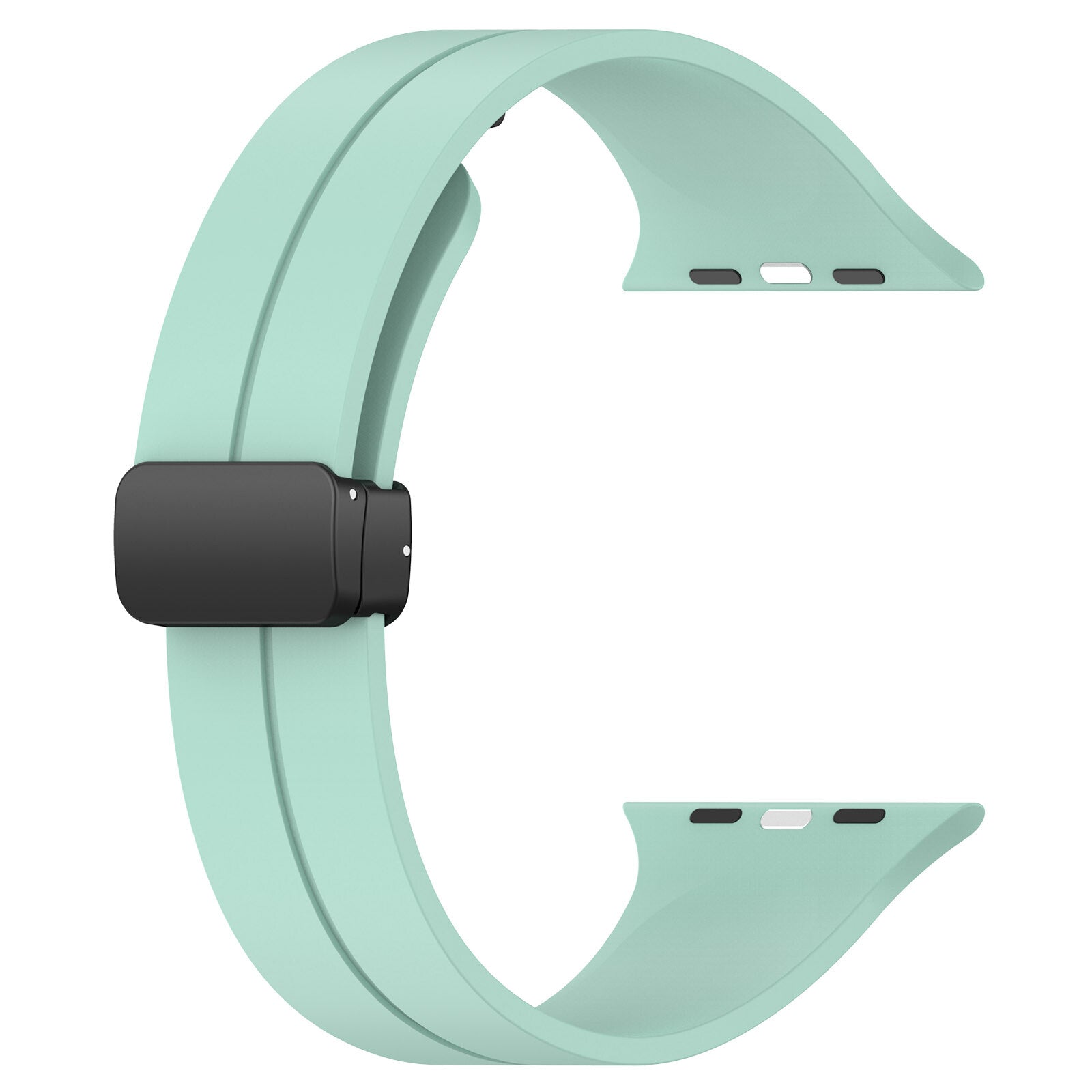 Gummirem til Apple Watch Sort 42/44/49mm Turkis