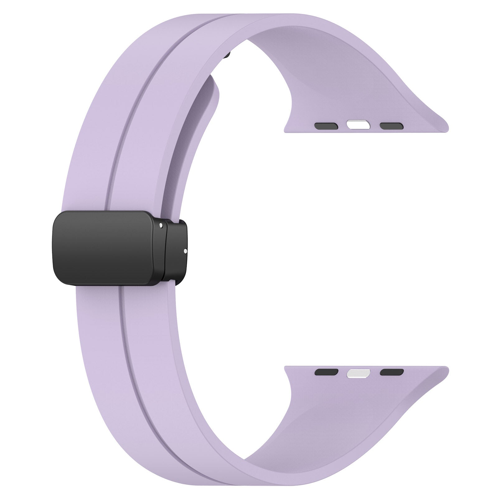Gummirem til Apple Watch Sort 42/44/49mm Lilla