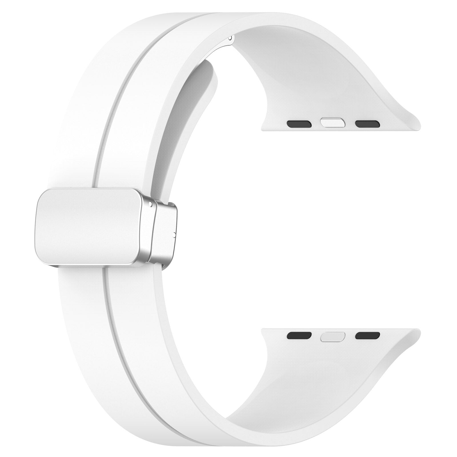 Gummirem til Apple Watch Steel 42/44/49mm Hvid
