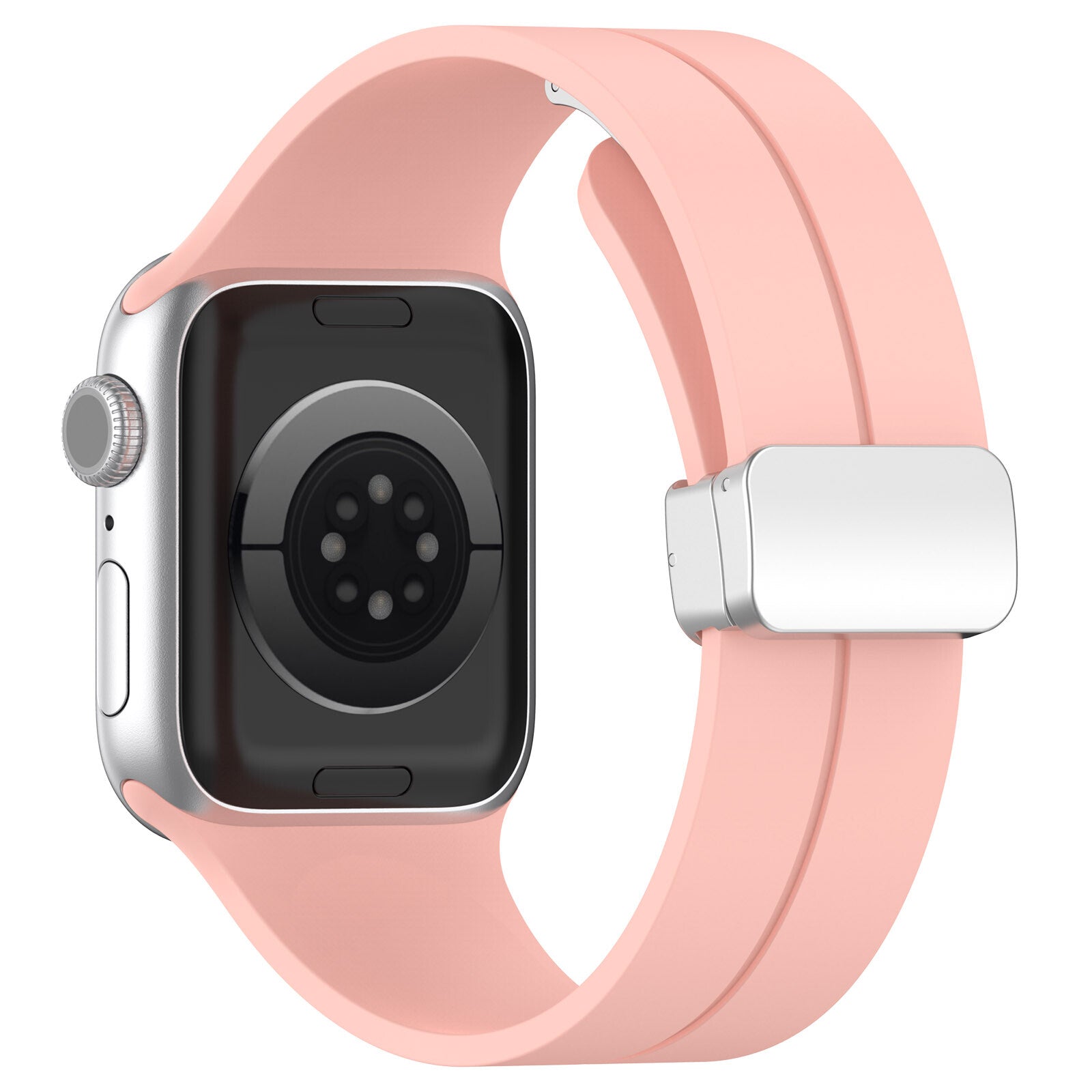 Gummirem til Apple Watch Steel 42/44/49mm Pink