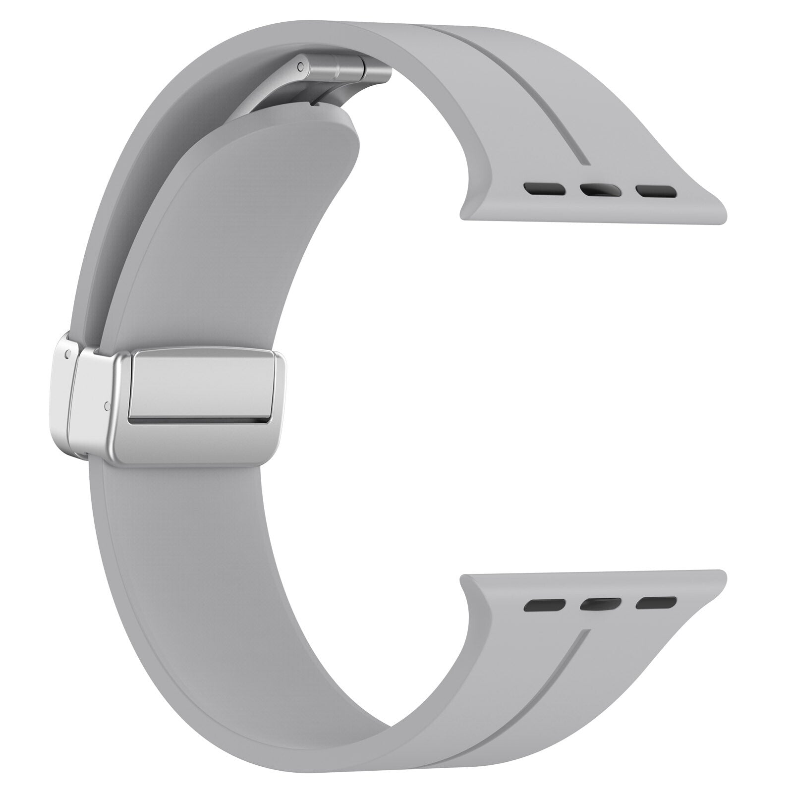 Gummirem til Apple Watch Steel 42/44/49mm Lysegrå