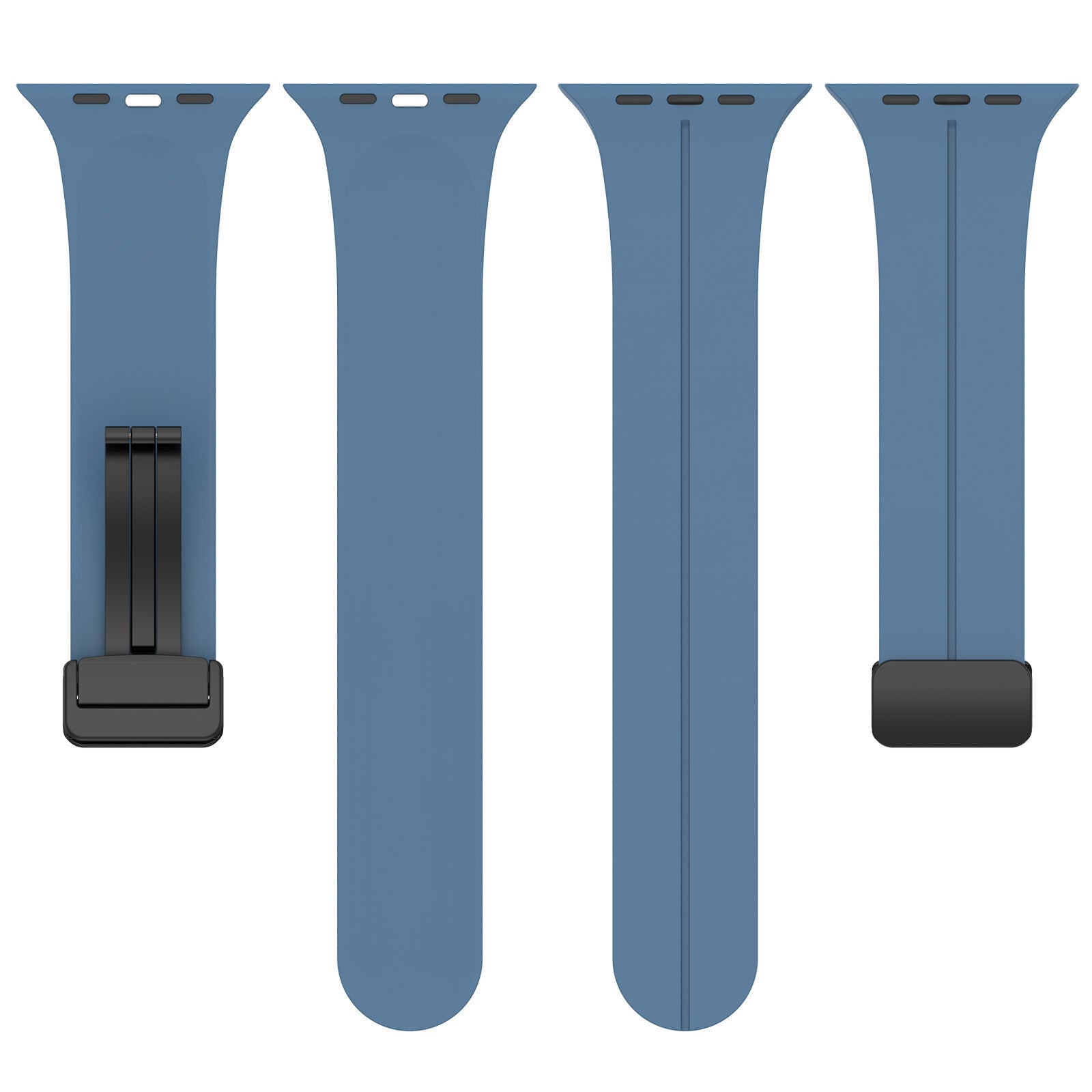 Gummirem til Apple Watch Sort Blå