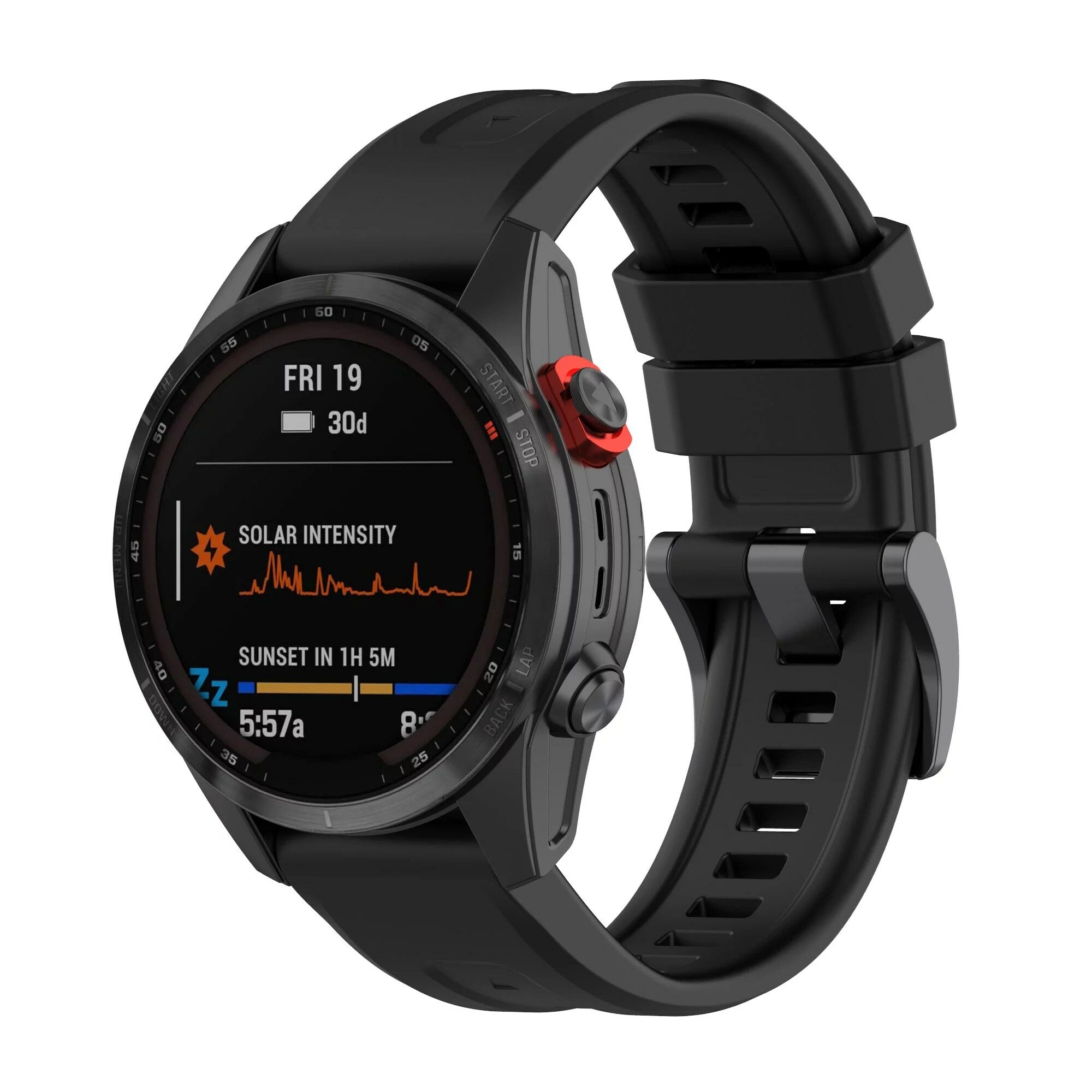 Garmin Quickfit Urrem Gummi Sort 