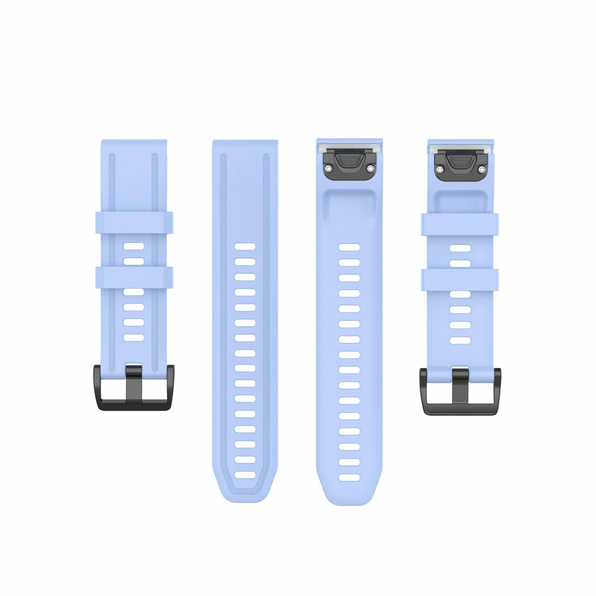 Garmin Quickfit 20mm gummirem lyseblå