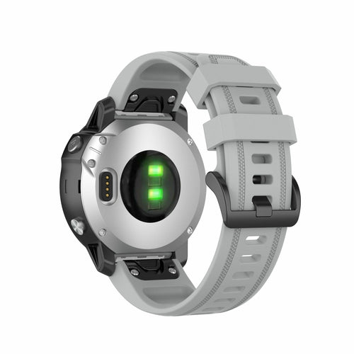 Garmin Quickfit 20mm gummirem grå