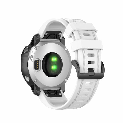 Garmin Quickfit 20mm gummirem hvid