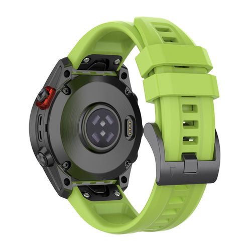 Garmin Quickfit 26mm Urrem Gummi Lysegrøn 