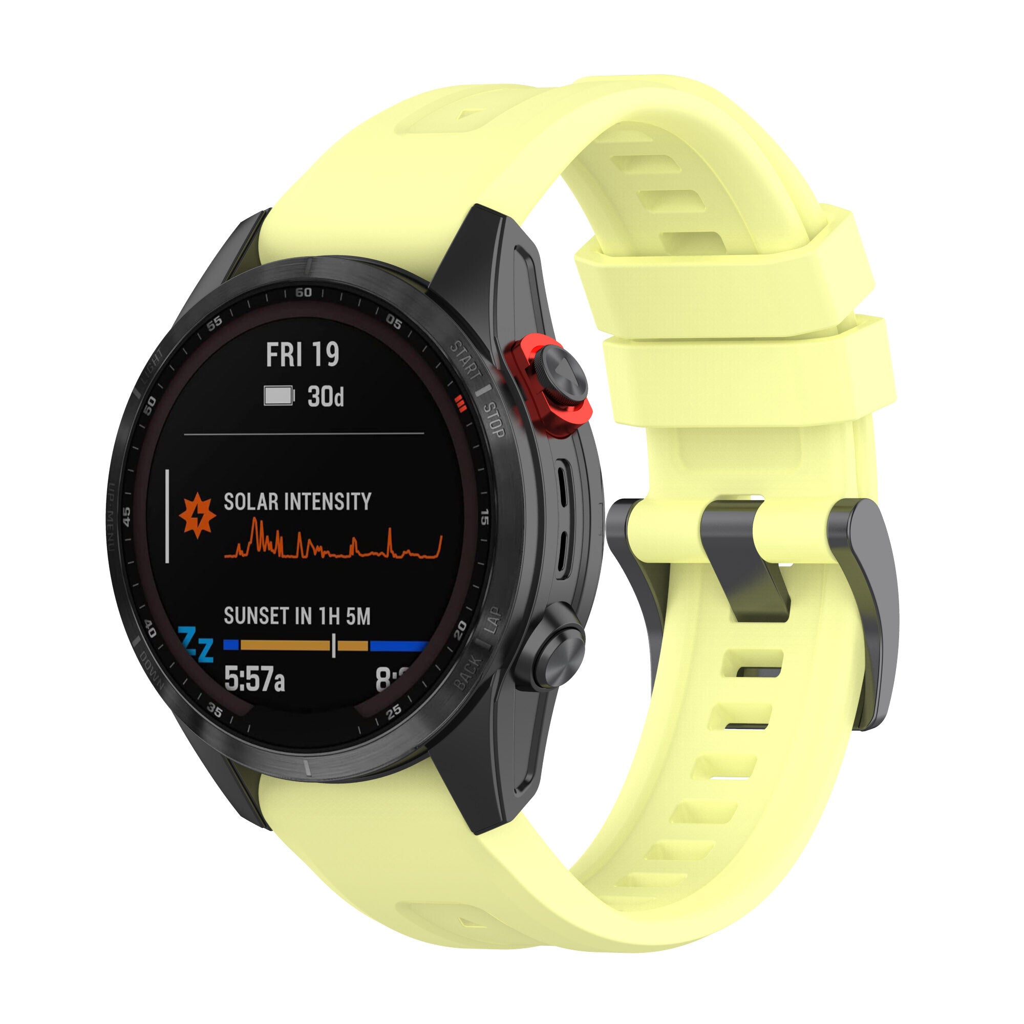 Garmin Quickfit urrem gummi gul