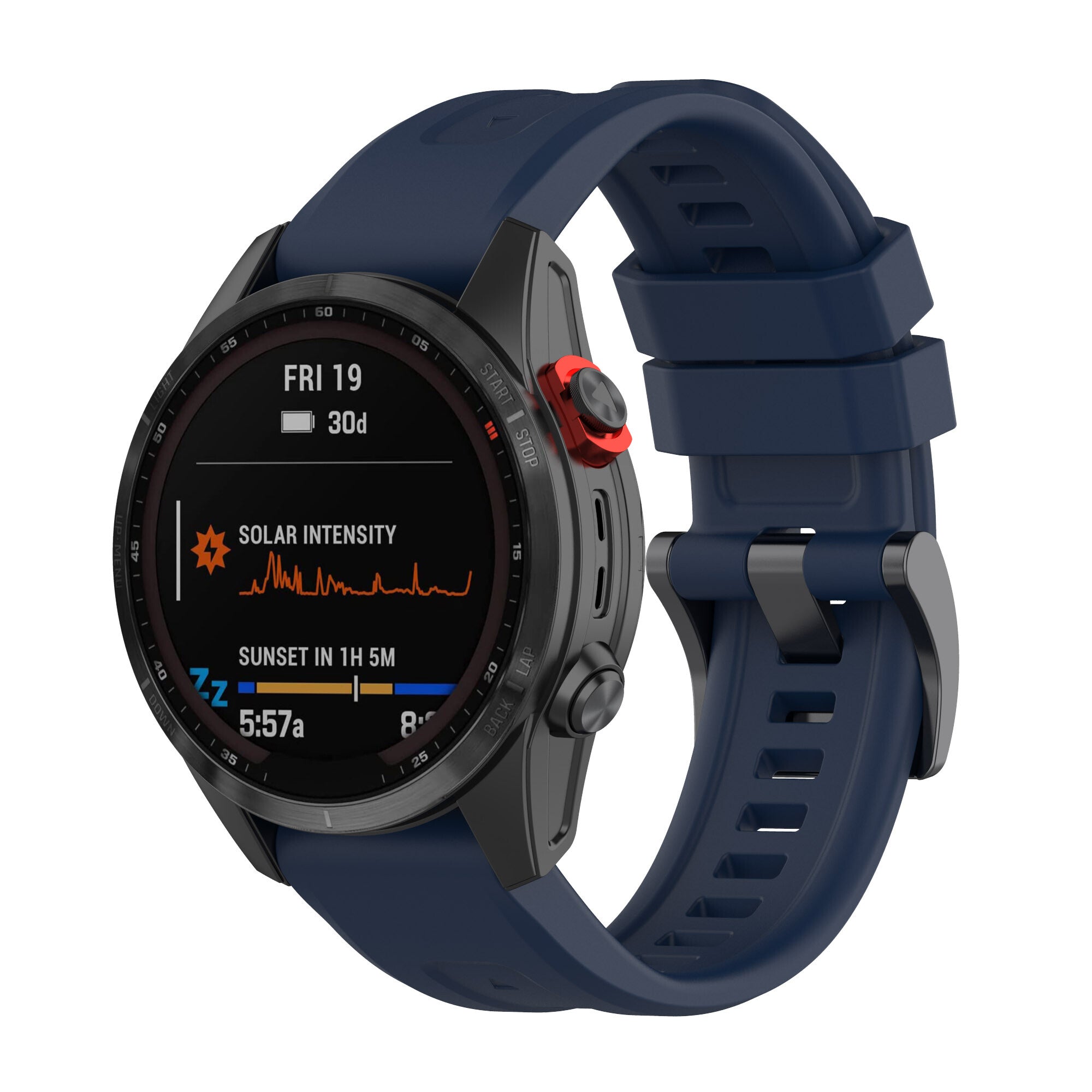 Garmin Quickfit urrem gummi mørkeblå 