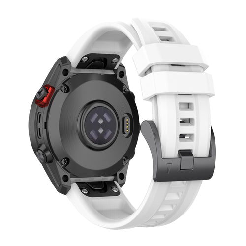 Garmin Quickfit Urrem Gummi Hvid 