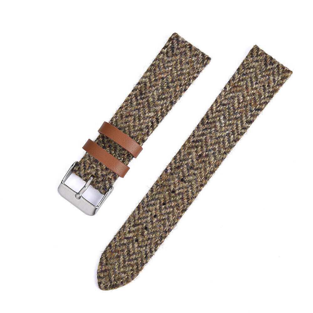 Tweed-rem khaki