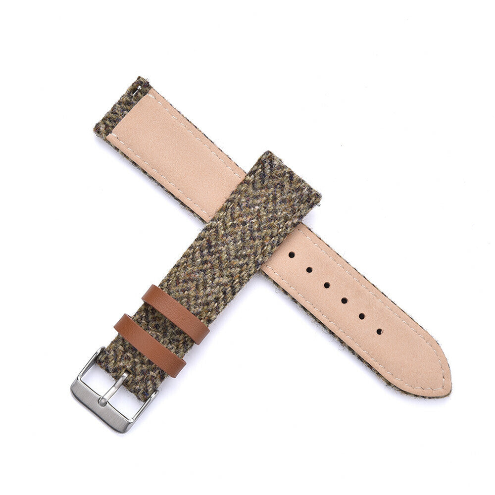 Tweed-rem khaki