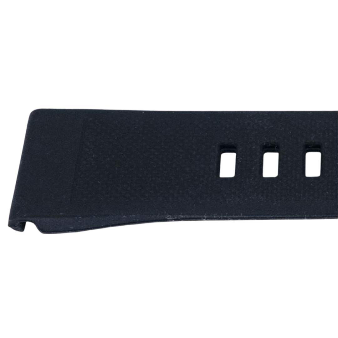 22MM QuickFit Silikonerem med Sølv Spænde til Garmin Fenix ​​5 / Forerunner Sort