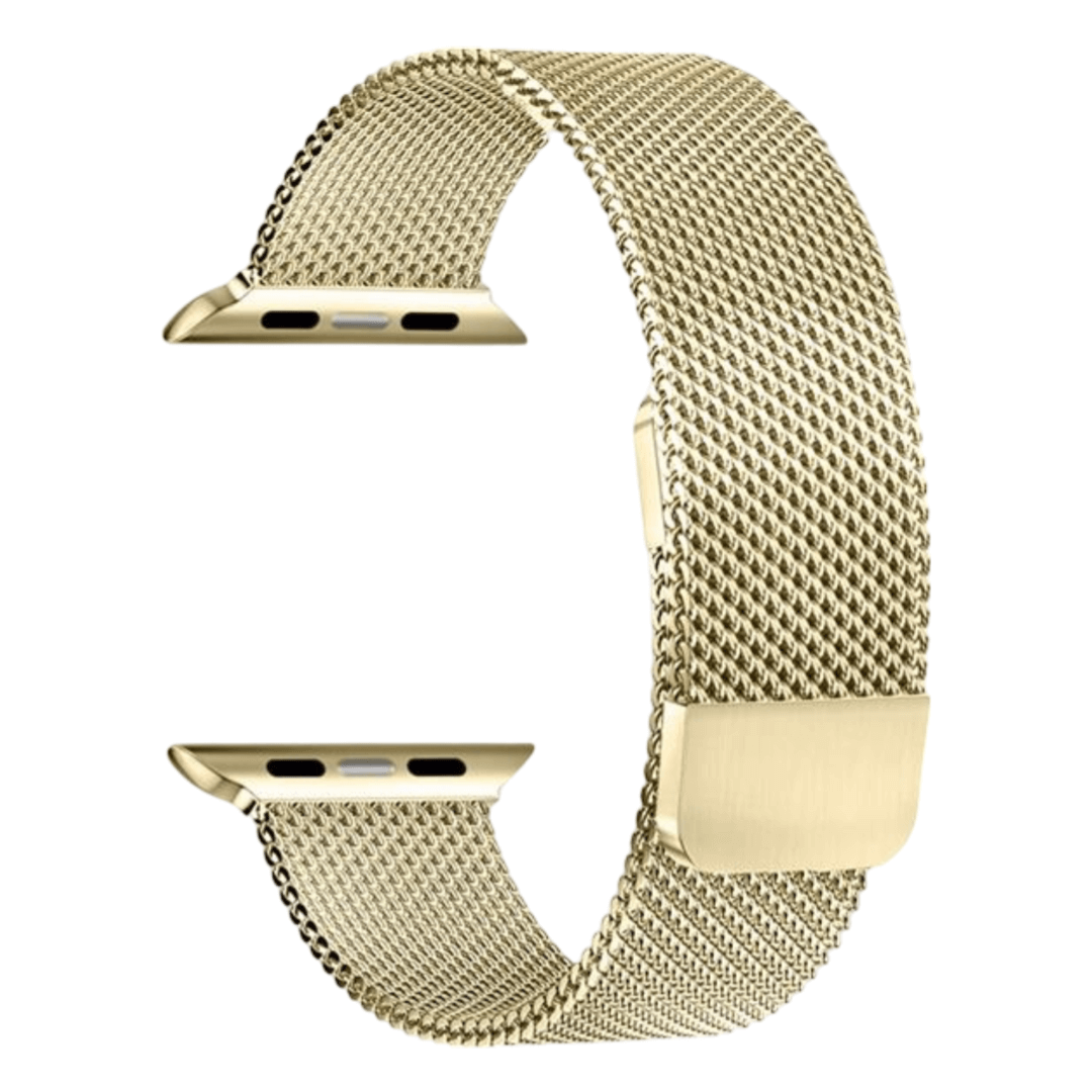 Milanese 2-delt guld urrem til Apple Watch