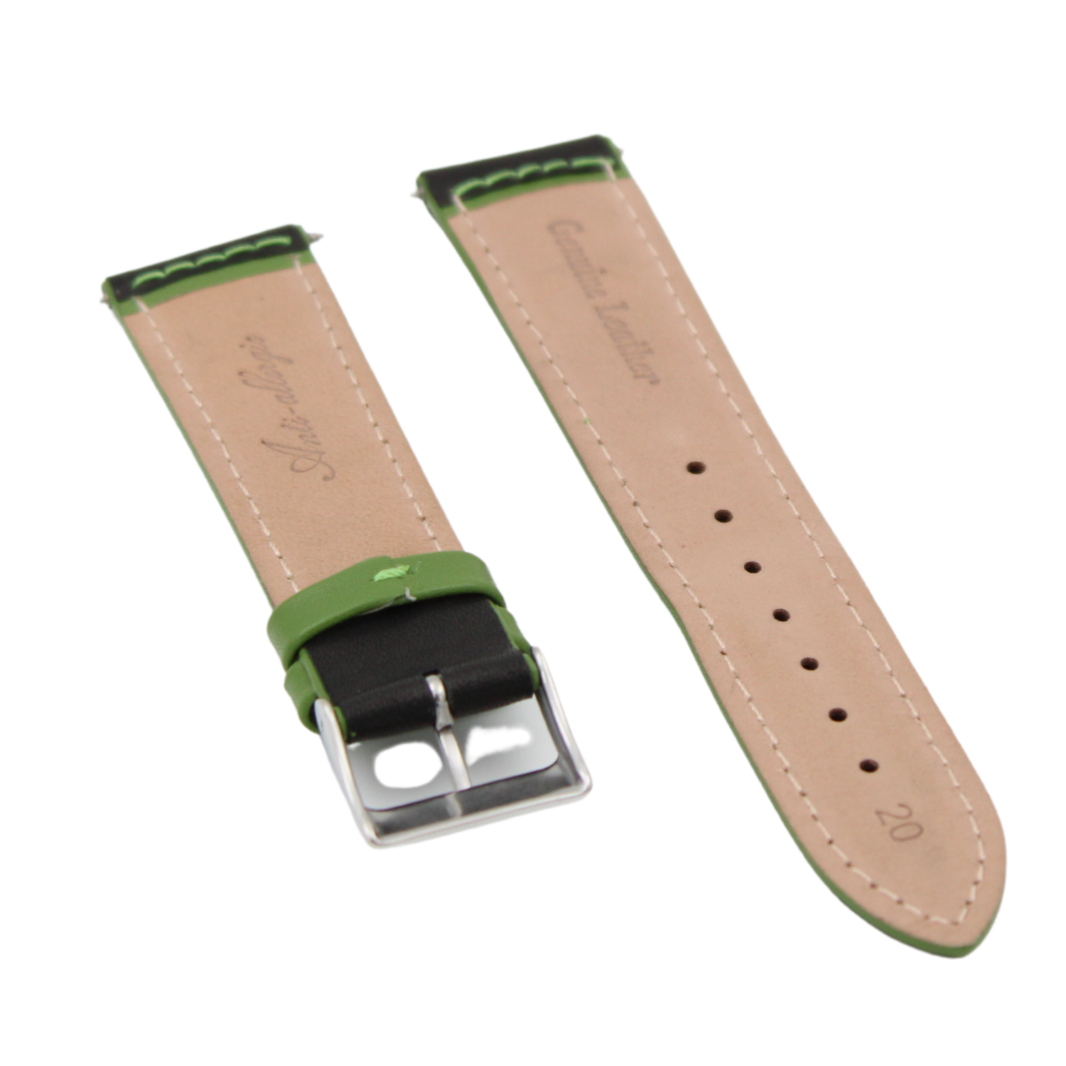 Sardegna grøn læderrem