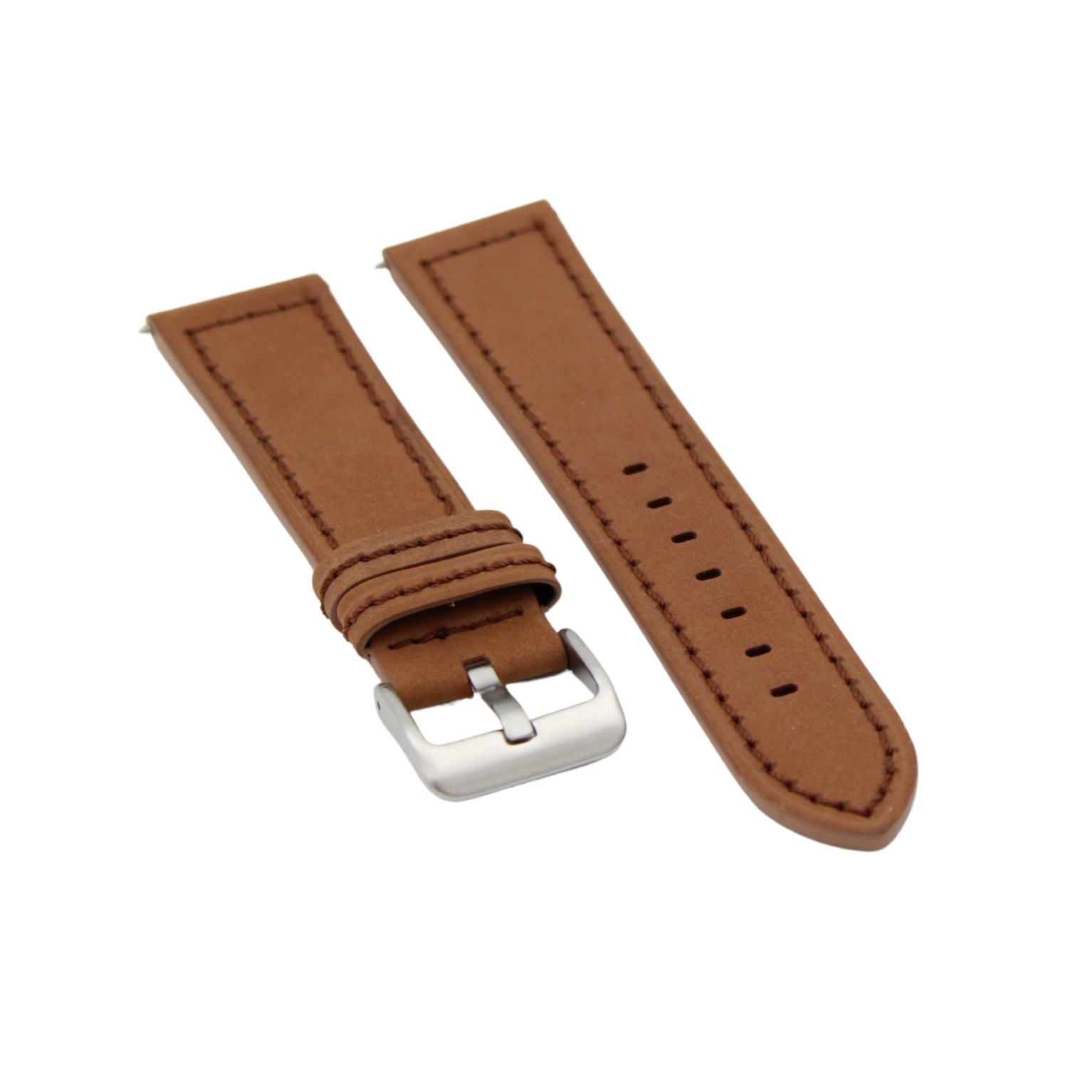 Oslo ruskindslæderrem - Brun