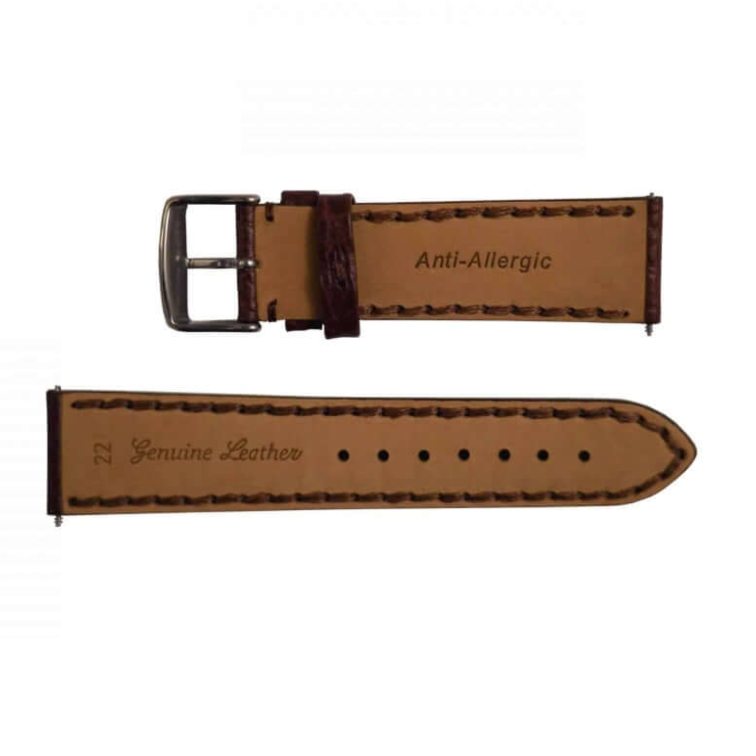 Toscana brun læderrem