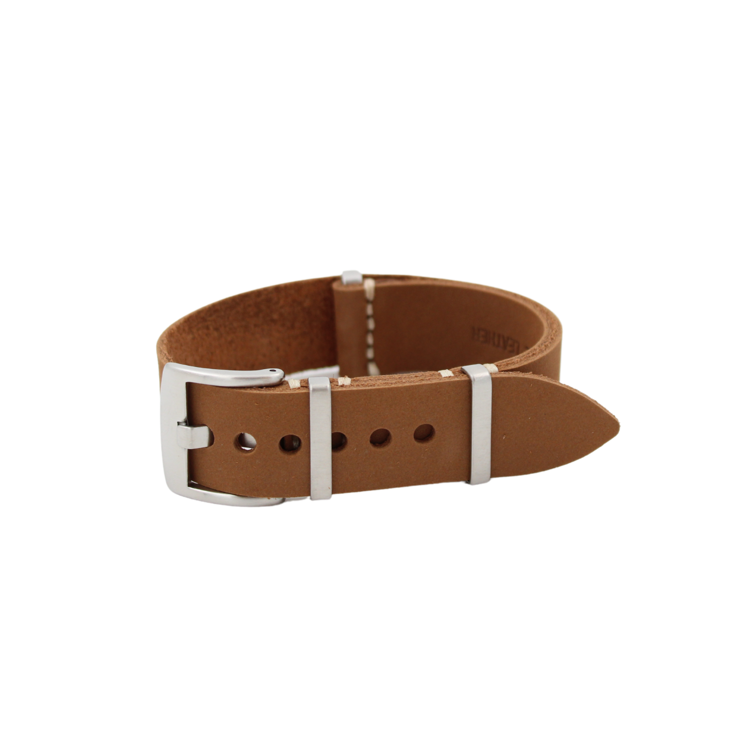 Nato-rem i læder i lyserød