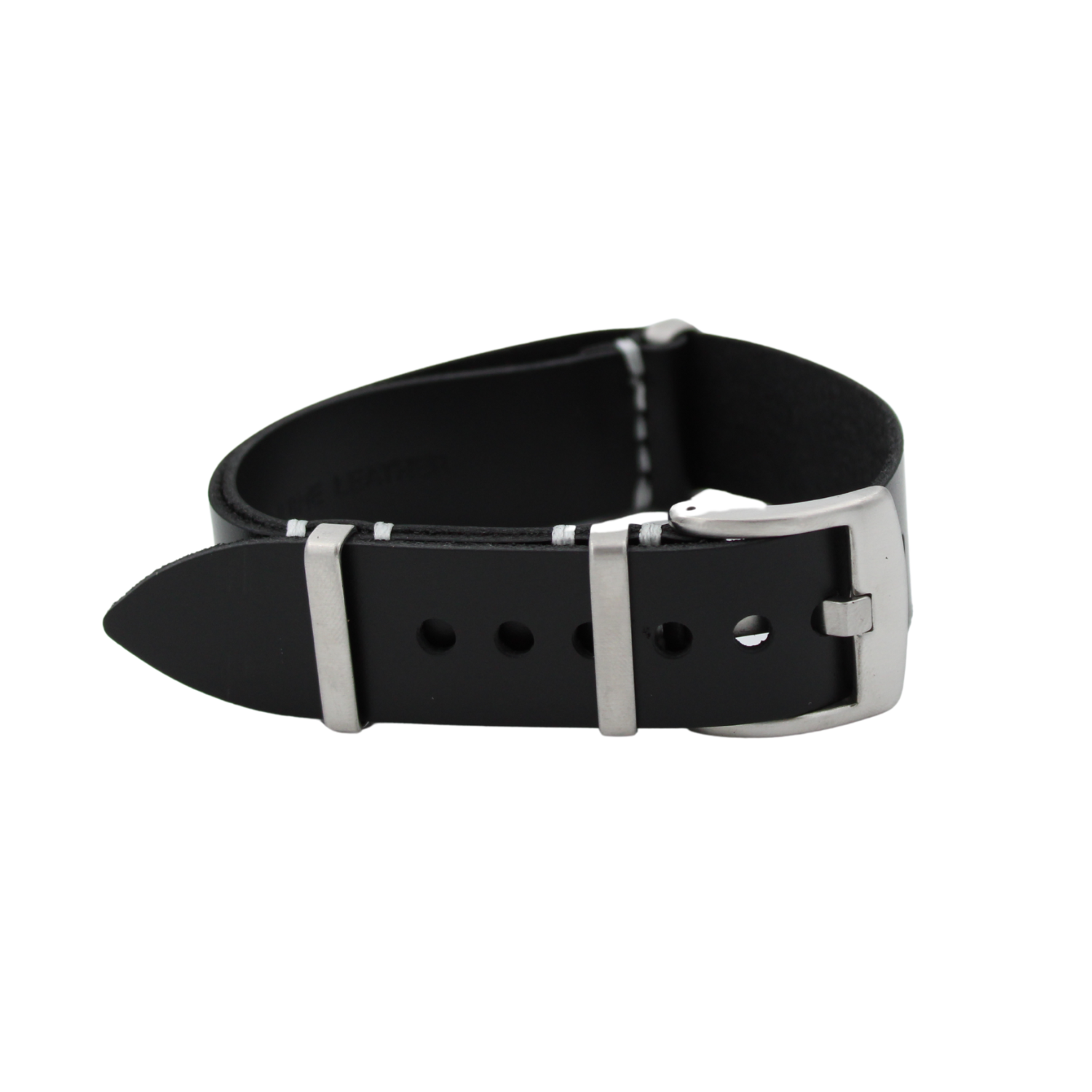 NATO-rem i sort læder