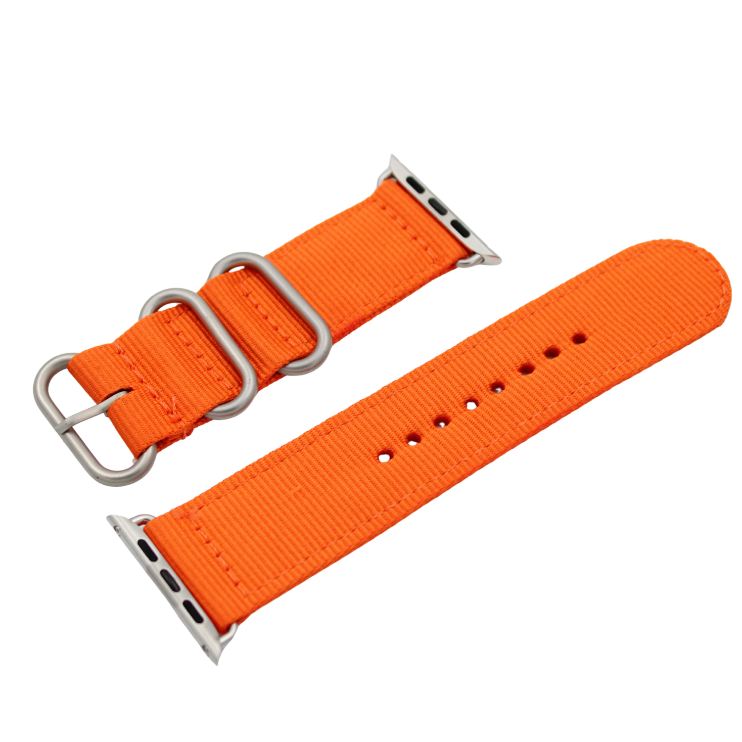 NATO-rem i orange til Apple Watch (42-45 mm)