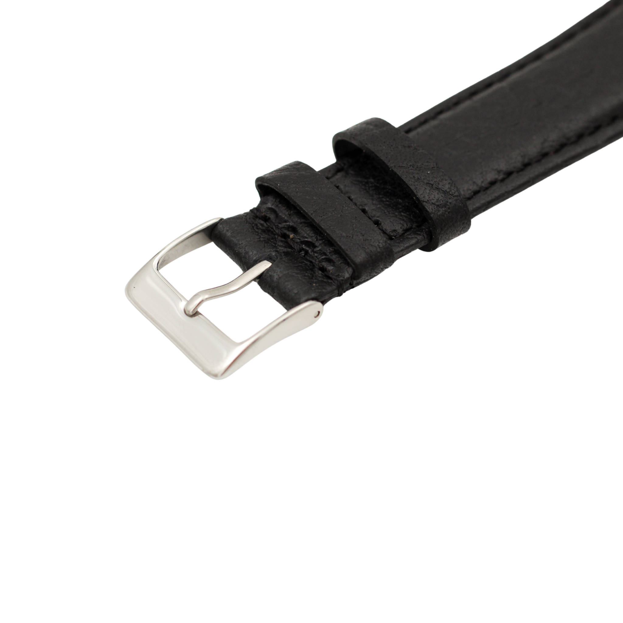 Sicilia klassisk sort læderrem XL