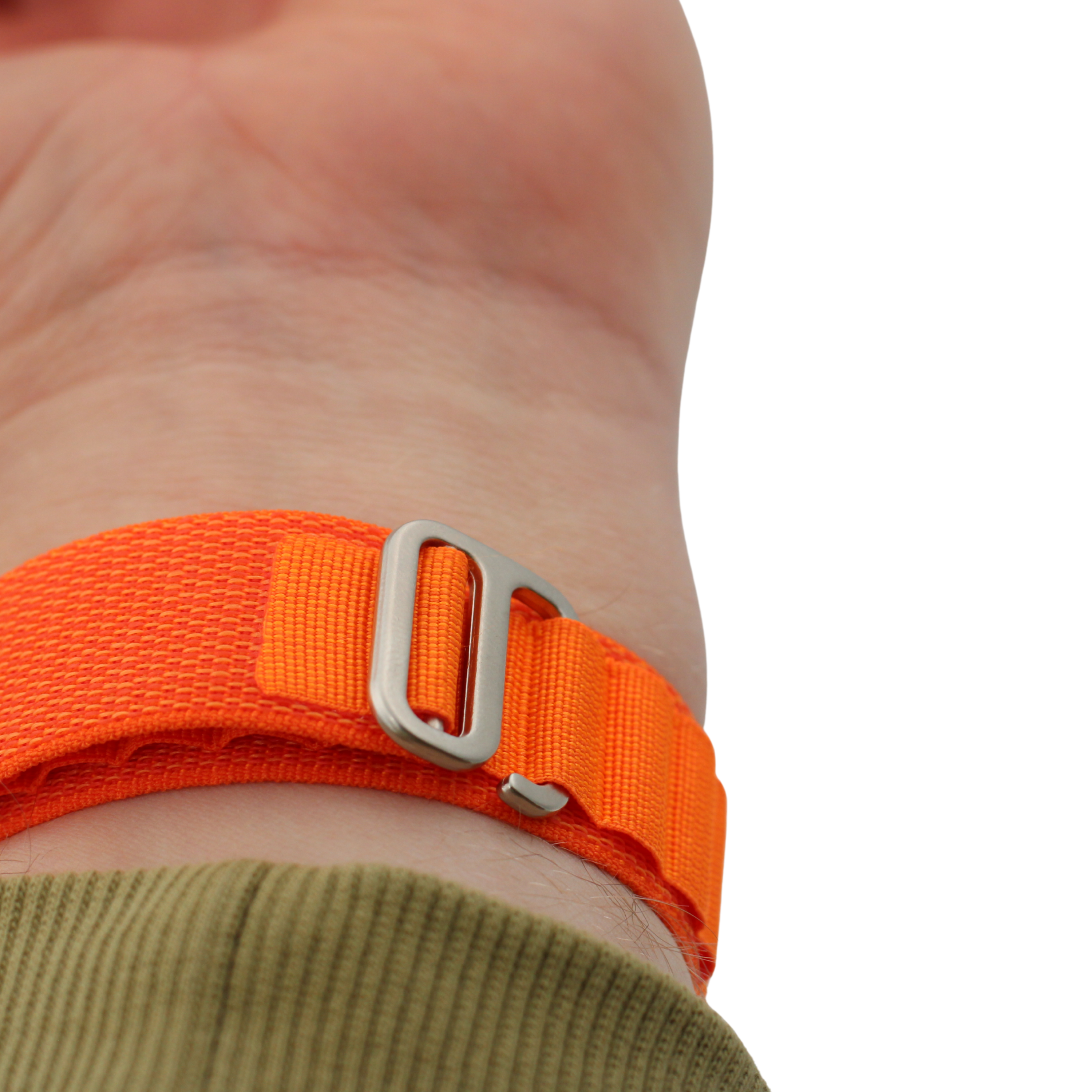 Alpine loop orange til almindeligt ur