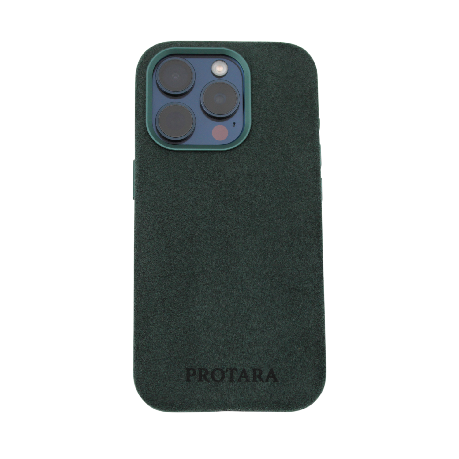 PROTARA Alcantara iPhone 14 Pro deksel - Expedition Green