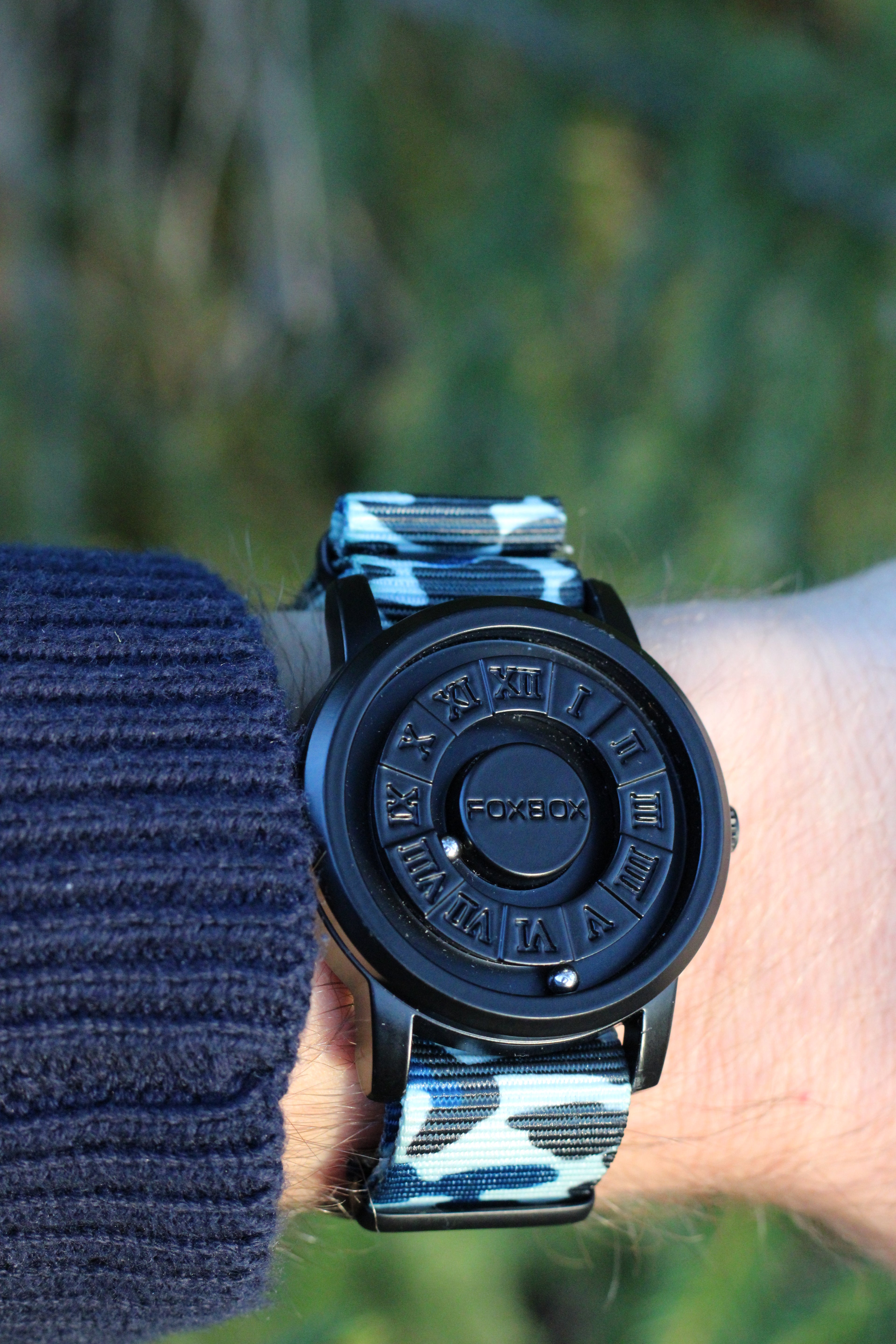 NATO-rem - PVD-spænde med havkamuflage