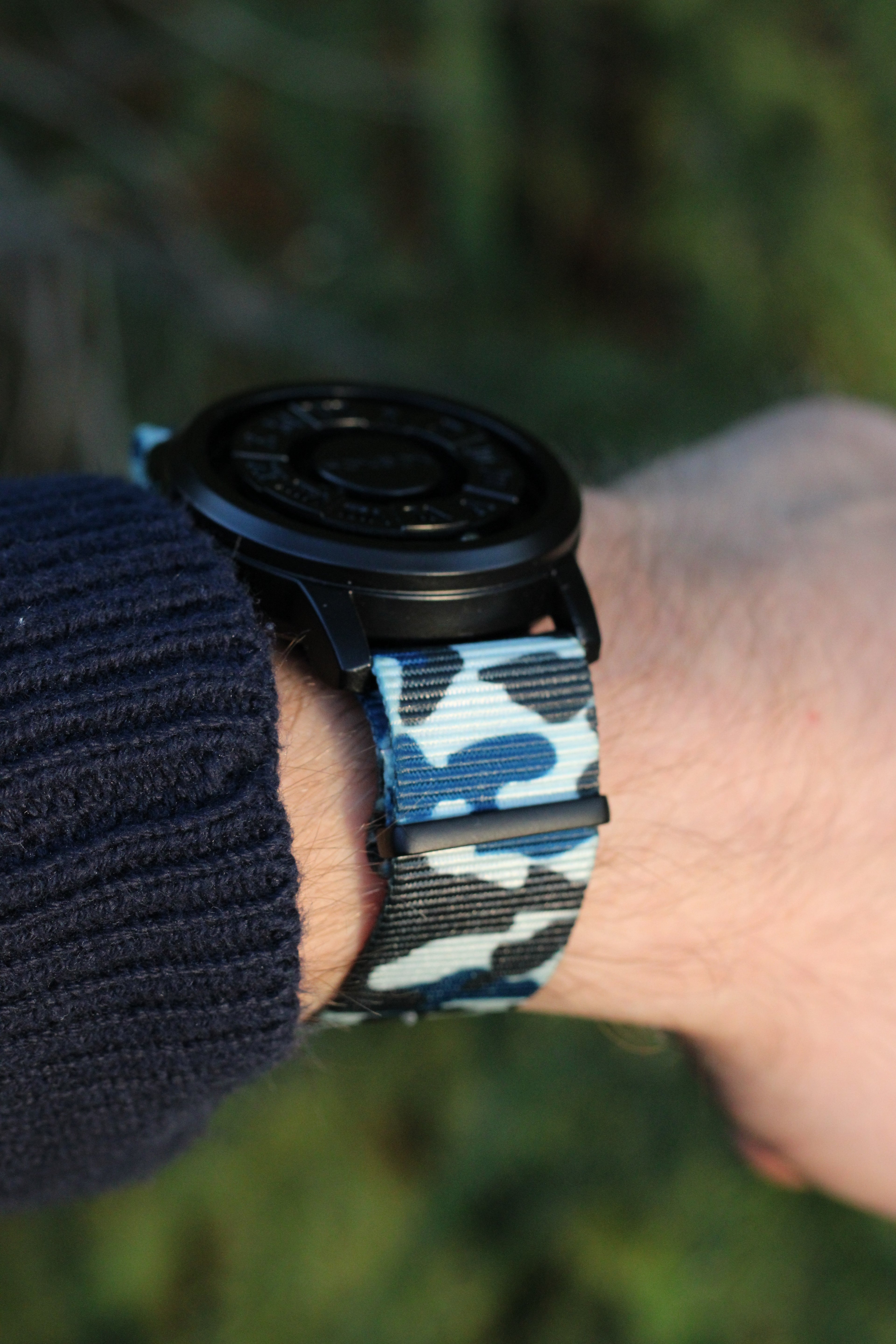 NATO-rem - PVD-spænde med havkamuflage