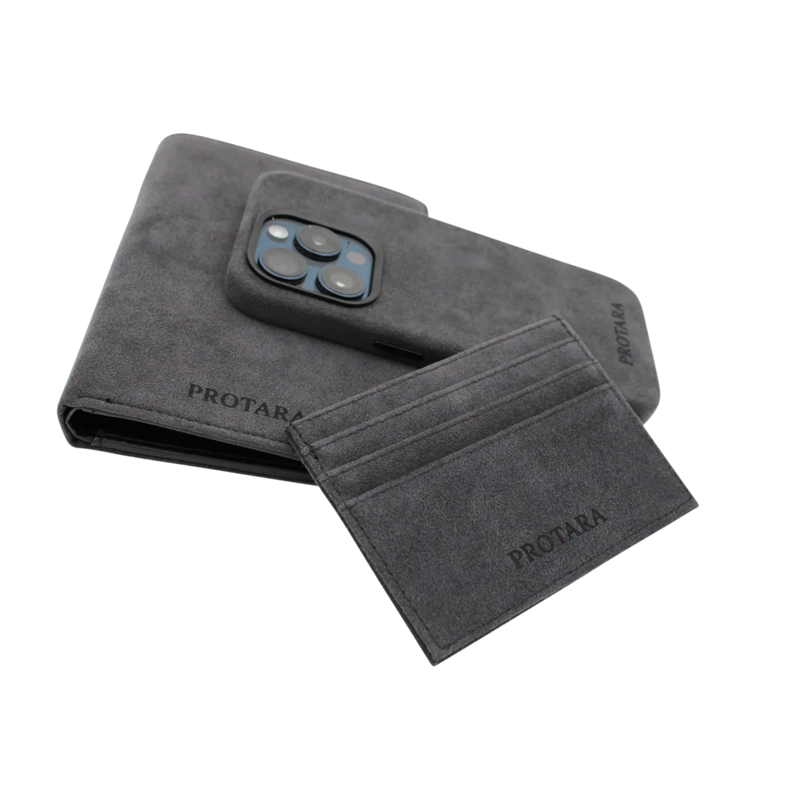 PROTARA Alcantara Pasholder - Midnight Jet Black