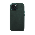 PROTARA Alcantara iPhone 15 cover - Ekspeditionsgrøn